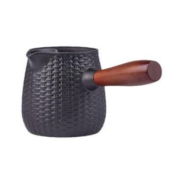 Imagem de Bule De Ferro Fundido | Bule A Vapor De 600 Mililitros Com Aquecedor Para Fogão, De Chá De Ferro Fundido Com De,Para Acampamento Viagens Cozinha E Praia