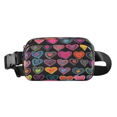 Imagem de CEBUGI Pochetes de caminhada para homens e mulheres, pochetes modernas resistentes à água com cinto ajustável para treino, viagem, corrida