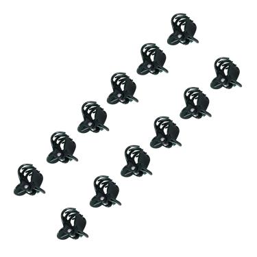 Imagem de Zerodis Clipes de Haste de Orquídea de Suporte de Planta, Mini Clipes de Plástico de Jardim de 100 Pacotes para o Cultivo de Flores Verticais, Acessórios de Planta de Orquídea Torno de Braçadeira de