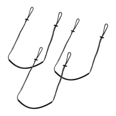 Imagem de HSOKEW Auxiliar de vara de escalada para caça, Dais Chain Single Step Aider trançado à mão corda de caça leve engrenagem suporte de árvore para segurança ao ar livre (3 peças)