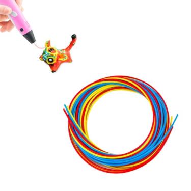 Imagem de Filamento PLA para Caneta 3D e Impressora, 1.75mm, 20 Peças Sortidas, Aproximadamente 3 Metros Cada