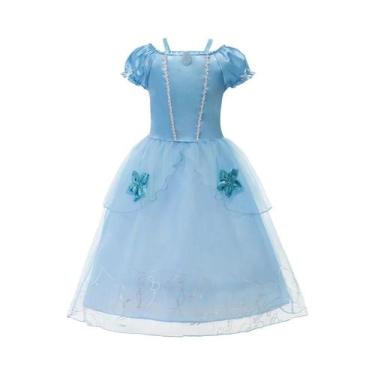 Imagem de Fantasia De Halloween Para Meninas Princesa Elsa Anna Rapunzel Vestido