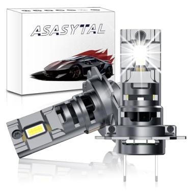 Imagem de Asasytal Lâmpadas LED H7 70W 6500K Luzes de neblina brancas frias, 2 peças