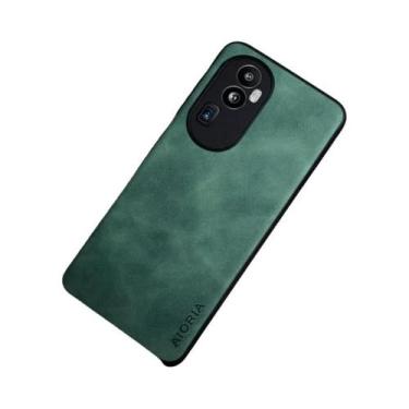 Imagem de Capa De Couro PU De Cor Sólida Para OPPO Reno 10 Pro Plus, Caso De Mod
