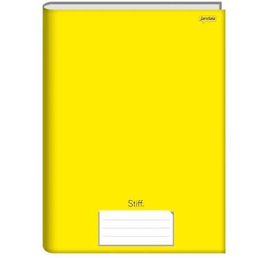 Imagem de Caderno Brochura 1/4 C. D. 48 Fls. Stiff Amarelo – Jandaia