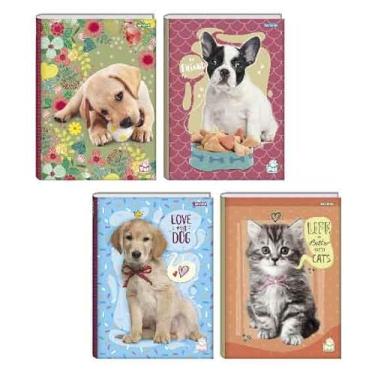 Imagem de Starschool – Caderno Universitário Capa Dura COSTURADO PET | 80 Folhas, 1 Matéria | Maior Durabilidade e Charme Fofo p/Estudos e Anotações