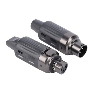 Imagem de LiebeWH Transmissor e Receptor de Microfone Sem Fio, XLR de 7 Canais para Alto-falante de Microfone Dinâmico PA