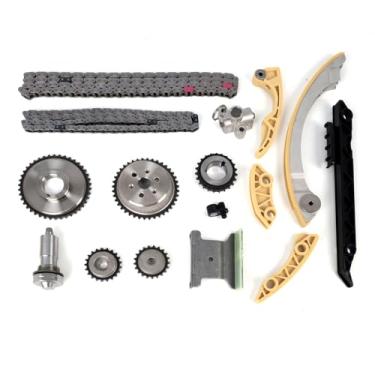 Imagem de Kit de corrente de distribuição do motor com roda dentada tensora guia - compatível com 2.0L 2.2L 2.4L Chevy Equinox/Malibu/Cobalt/HHR, GMC Terrain, Buick Lacrosse/Verano, Pontiac G5/G6, Saturn 9