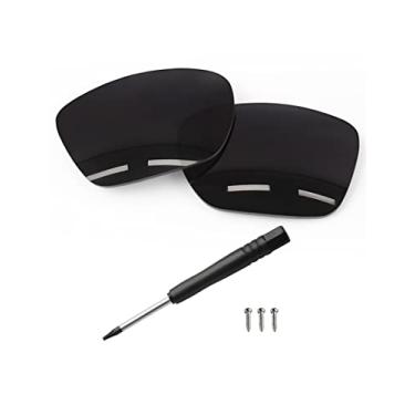 Imagem de Forobb Lentes de reposição polarizadas e acessórios para óculos de sol Oakley TwoFace XL OO9350, Preto de carbono - policarbonato polarizado, Tamanho �nico