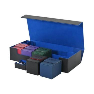 Imagem de Caixa De Armazenamento Para Cartas Yugioh MTG 7 Em 1 Com Bandeja Para 