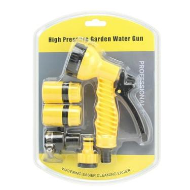 Imagem de Bocal de mangueira de água | 7 padrões de irrigação suprimentos de jardinagem | Mangueira de bocal de pulverização - para gramado ao ar livre, pátio, pátio, lavagem de , limpeza de animais de