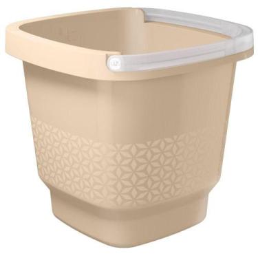 Imagem de Balde de Plástico 8,5L com Alça UZ409-CAP UZ Cappuccino, CAPUCCINO