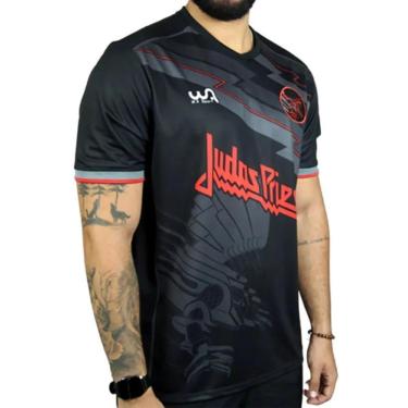 Imagem de Camiseta Wa Sport Masculino Judas Priest Futebol Manga Curta-Masculino