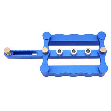 Imagem de aqxreight Kit de Gabarito de Cavilha Autocentrante 6/8/10mm Broca de Madeira para Alinhamento Preciso de Furos | Construção Em Liga de Alumínio | Ferramenta Manual para Carpintaria para Fabricação