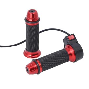 Imagem de Minho Guiador de bicicleta elétrica de 22 mm/0,87" com função de controle de 3 velocidades, aderência do acelerador de bicicleta elétrica em material de borracha e metal para scooter de bicicleta
