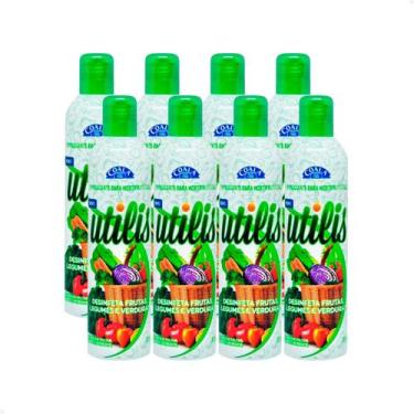 Imagem de Kit 8 Desinfetante de Hortifrutícolas Coala Utilis 300ml. Seus Legumes