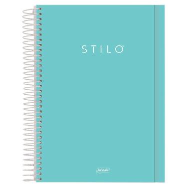 Imagem de Caderno Universitário 10M PP 160F Stilo Verde Pastel 6885977 - Jandaia