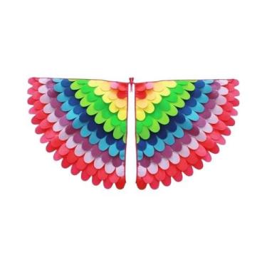 Imagem de Fantasia De Cosplay De Pássaro Para Crianças, Capa De Feltro Com Asas 