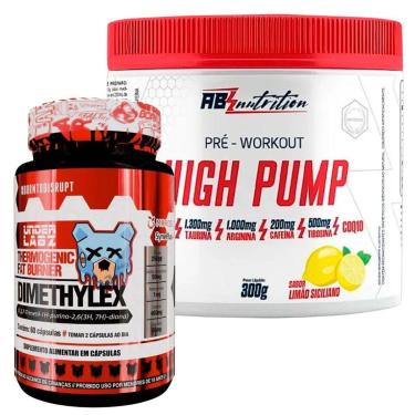 Imagem de Kit Termogênico Dimethylex + Pré-Treino Absolut Nutrit 300g-Unissex