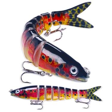 Imagem de Isca Artificial Pike Wobblers Dura com Múltiplas Articulações Swimbait Crankbait de Pesca Realista Tackle