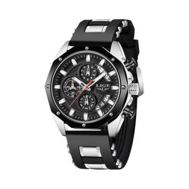 Imagem de Relógio Esportivo De Luxo Masculino LIGE 2026, Cronógrafo De Quartzo, 