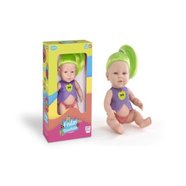 Imagem de Boneca Frutinha Divertida Maça Verde Pupee