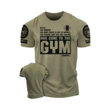 Imagem de Camiseta Masculina De Verão Para Treino Muscular, Gola Redonda Respirá