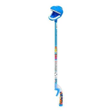Imagem de Brinquedo Dinossauro Big Boca com Balinhas - Unidade - Fampar, Azul