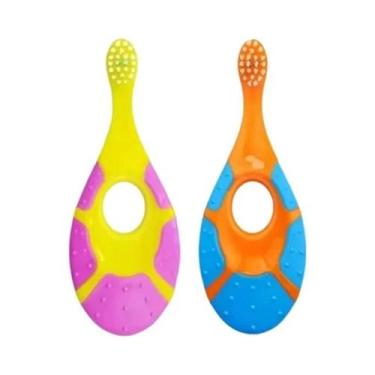 Imagem de Escova De Dentes Infantil Com Cerdas Macias 2PCS Livre De BPA Para Tre