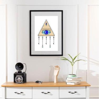 Imagem de Quadro Olho Grego Móbile - 60X48Cm