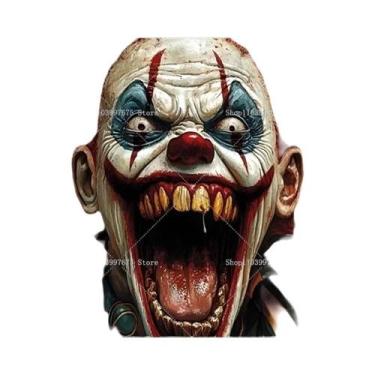 Imagem de Banner De Halloween 2D De Palhaço Horrível Para Porta De Garagem, Deco