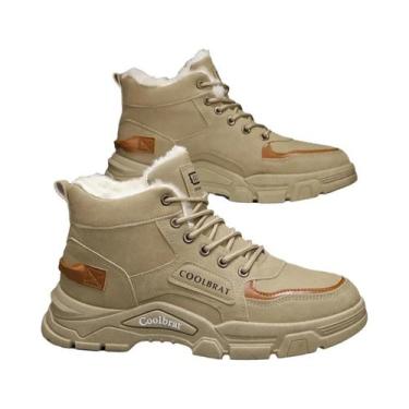 Imagem de Botas De Algodão Masculinas Da Moda 2025: Quentes, Resistentes Ao Desg