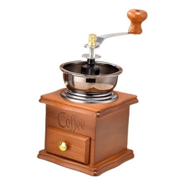 Imagem de Ｂｅｓｇａ Moedor de café manual, ferramenta para fazer café, decoração clássica e versátil, máquina portátil de madeira, moinho de café manual para viagem,