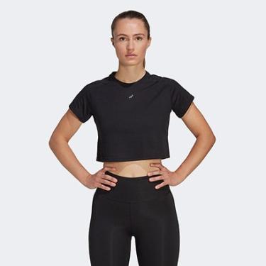 Imagem de Top Cropped Adidas Essentials 3B Feminino-Feminino