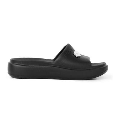 Imagem de Chinelo Slide Piccadilly Marshmallow X Smurfs 221002, 37, Preto