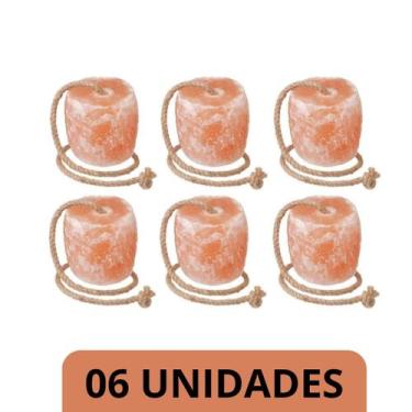 Imagem de 6 Blocos Sal Rosa Himalaia Equinos Bovinos Caprinos - Limed Mogi