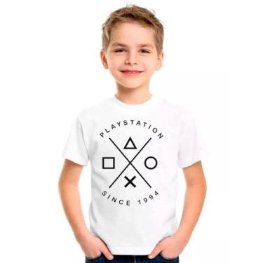Imagem de Camiseta PLAYSTATION Games Jogos Moda Infantil Roupa Criança 01, Model