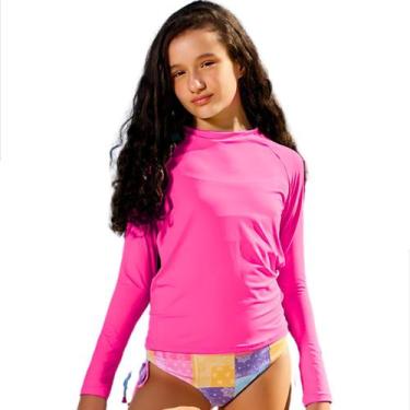 Imagem de Blusa Térmica Infantil Juvenil Unissex Camisa Proteção Solar Uv50+ Man