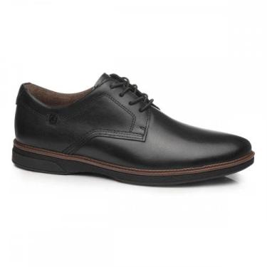 Imagem de Sapato Pegada 126701-02 Oxford Masculino, Preto, 41