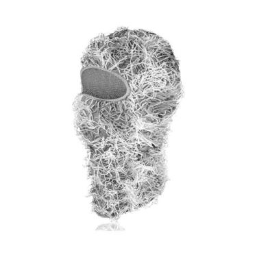 Imagem de Balaclava De Rosto Inteiro Felpuda, Gorro De Inverno Corta-Vento Quent