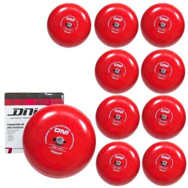 Imagem de Kit 10 Campainha Sirene Gongo Escola Hospital Empresa 220V - DNI