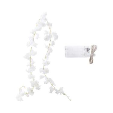 Imagem de Guirlanda De Luzes LED De Flor De Cerejeira Rosa De 180CM, Flor Artifi