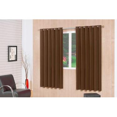 Imagem de Cortina Blackout Tabaco com Voil 2,00 x 1,80 - Admirare - Sultan