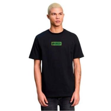 Imagem de Camiseta Cavalera Preta Slim Cotton Metal Logo-Masculino