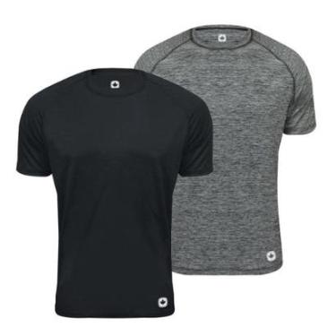 Imagem de Kit 2 Camisa Térmica Masculina Proteção Solar Segunda Pele Uv-Masculino