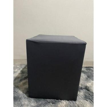 Imagem de Kit 2 Capas De Puff Quadrado 35 cm x 35 cm Malha Com Elástico Oferta L