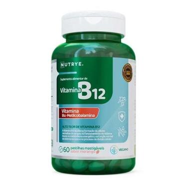 Imagem de Vitamina B12 60 Pastilhas Mastigáveis - Nutrye