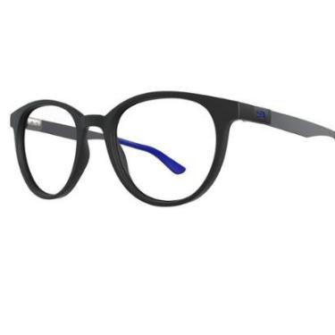 Imagem de Óculos de Grau HB 0253 - Preto / Azul - Clip On Polarizado-Unissex