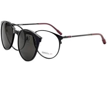 Imagem de Armação De Óculos Speedo Clip On Sp1386 09a Preto Fosco-Masculino