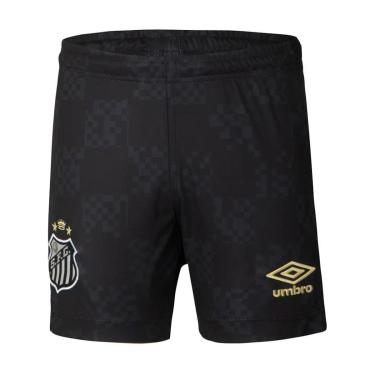 Imagem de CALÇÃO UMBRO SANTOS OFICIAL 2 2025 JUVENIL-Unissex